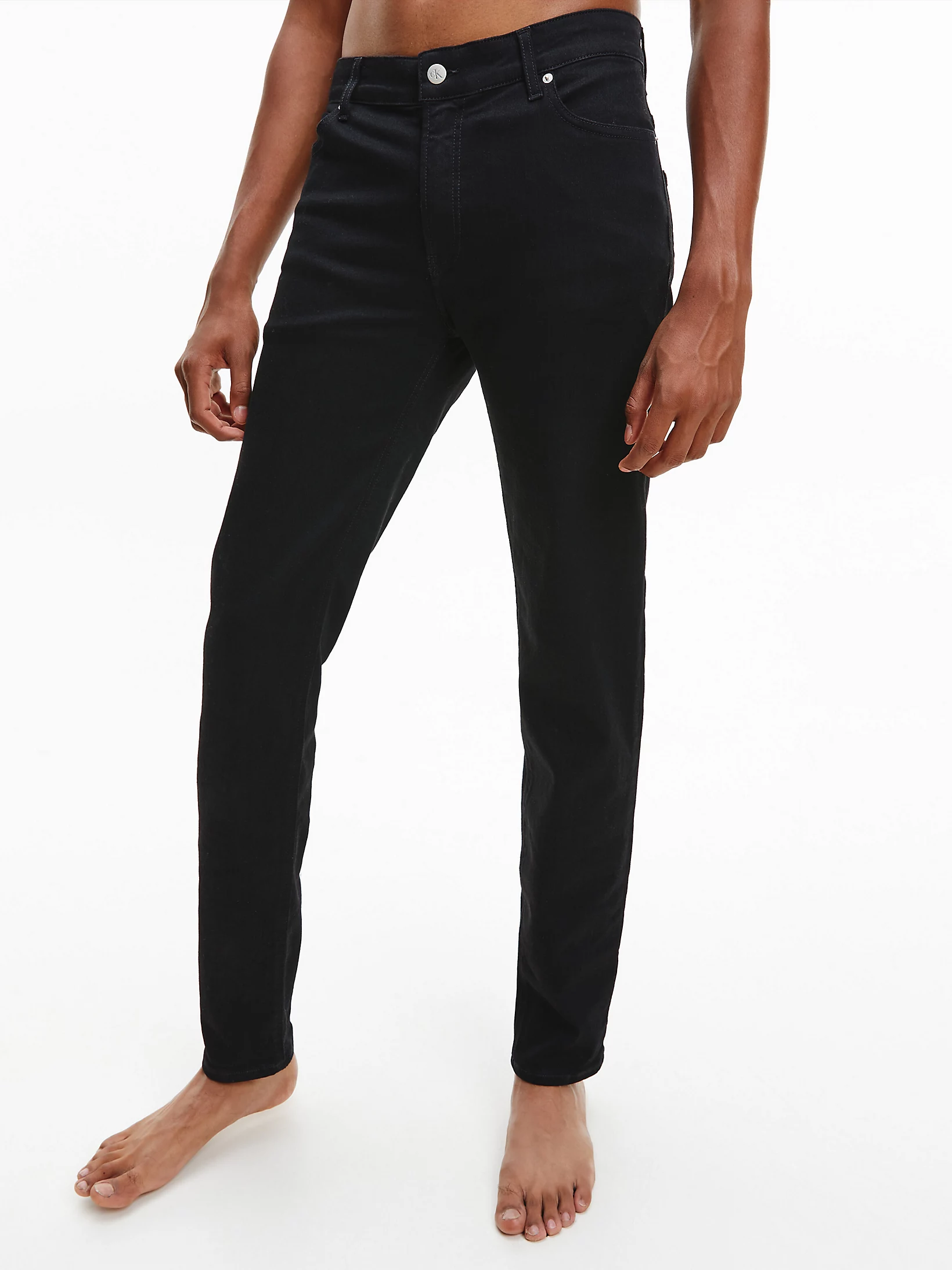 Calvin Klein Jeans Affusolati Skinny Nero Denim
