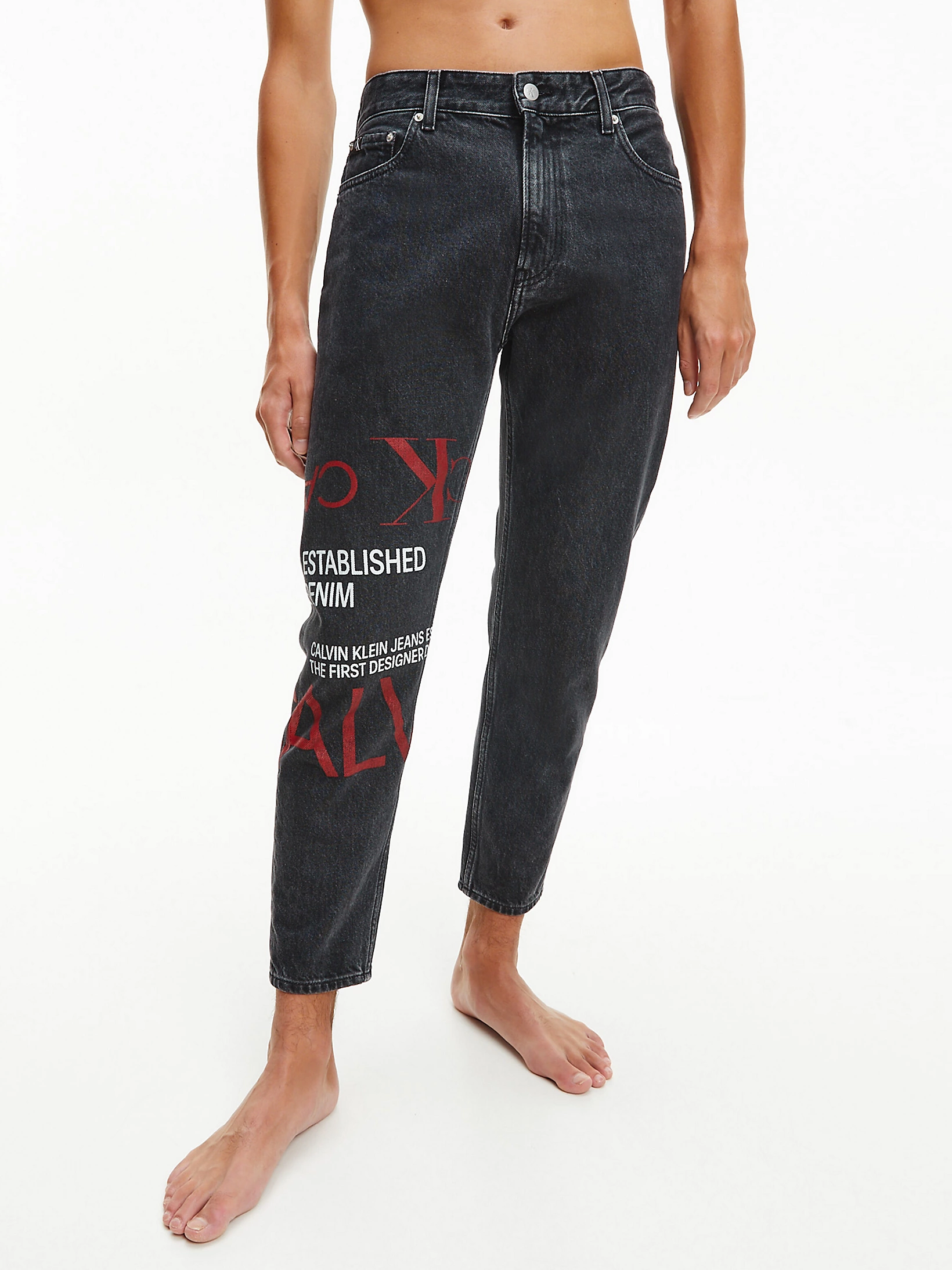 Jeans con Logo Stampato Dad