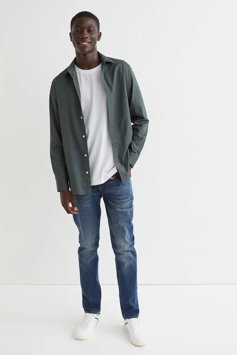 Jeans Slim Blu Scuro H&M