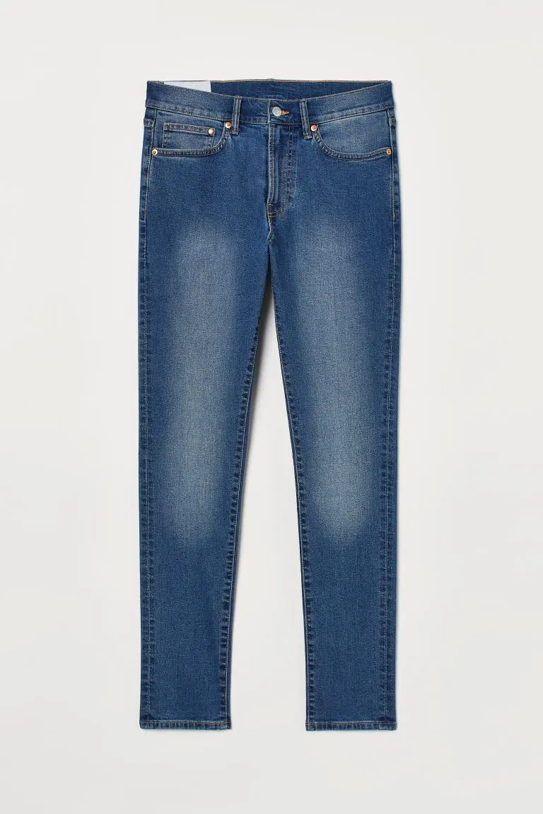 Skinny Jeans Blu Denim