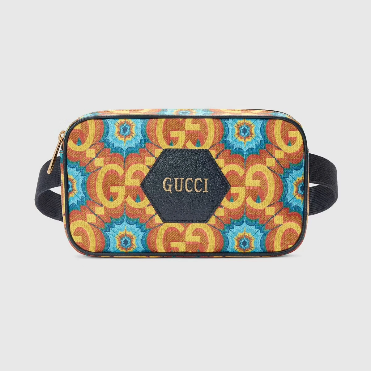 Marsupio Gucci 100 Blu e Arancio